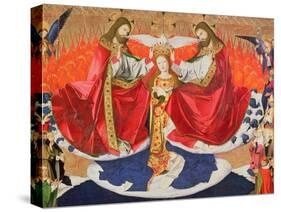 The Coronation of the Virgin, Completed 1453-Enguerrand Quarton-Stretched Canvas