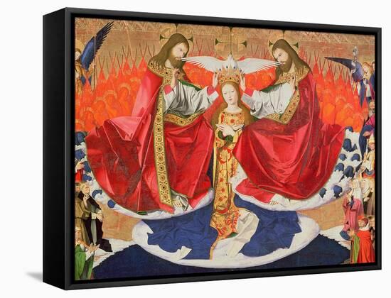 The Coronation of the Virgin, Completed 1453-Enguerrand Quarton-Framed Stretched Canvas