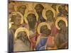 The Coronation of the Virgin, Detail of the Faces of the Saints, 1413-Lorenzo Monaco-Mounted Giclee Print