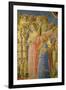 The Coronation of the Virgin, Detail Showing Musical Angels, circa 1430-32-Fra Angelico-Framed Giclee Print