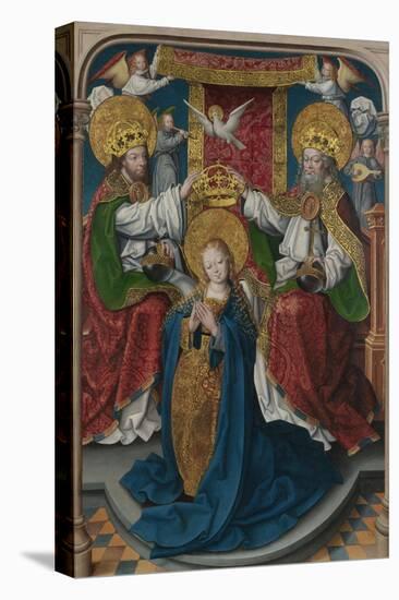 The Coronation of the Virgin (The Liesborn Altarpiec), C. 1520-Jan Baegert-Stretched Canvas