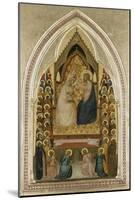 The Coronation of the Virgin with Angels and Saints, C.1340-5-Bernardo Daddi-Mounted Giclee Print