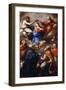 The Coronation of the Virgin with Saints Peter, Paul, Ambrose and Charles Borromeo (Oil on Canvas)-Carlo Francesco Nuvolone-Framed Giclee Print