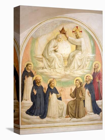 The Coronation of the Virgin, with Saints-Fra Angelico-Stretched Canvas