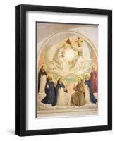 The Coronation of the Virgin, with Saints-Fra Angelico-Framed Giclee Print