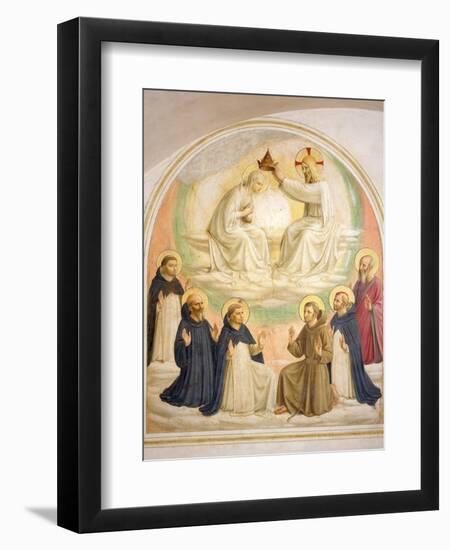 The Coronation of the Virgin, with Saints-Fra Angelico-Framed Giclee Print