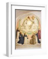 The Coronation of the Virgin, with Saints-Fra Angelico-Framed Giclee Print