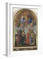 The Coronation of the Virgin with St John the Evangelist-Sandro Botticelli-Framed Giclee Print