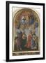 The Coronation of the Virgin with St John the Evangelist-Sandro Botticelli-Framed Giclee Print