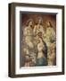 The Coronation of the Virgin with the Holy Trinity-Mexican School-Framed Giclee Print