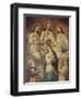 The Coronation of the Virgin with the Holy Trinity-Mexican School-Framed Giclee Print