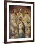 The Coronation of the Virgin with the Holy Trinity-Mexican School-Framed Giclee Print