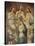 The Coronation of the Virgin with the Holy Trinity-Mexican School-Stretched Canvas