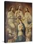 The Coronation of the Virgin with the Holy Trinity-Mexican School-Stretched Canvas