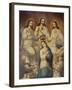 The Coronation of the Virgin with the Holy Trinity-Mexican School-Framed Giclee Print