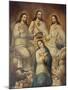 The Coronation of the Virgin with the Holy Trinity-Mexican School-Mounted Giclee Print