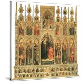 The Coronation of the Virgin-Niccolo Alunno-Stretched Canvas