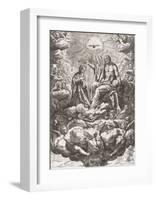 The Coronation of the Virgin-Federico Zuccari-Framed Art Print