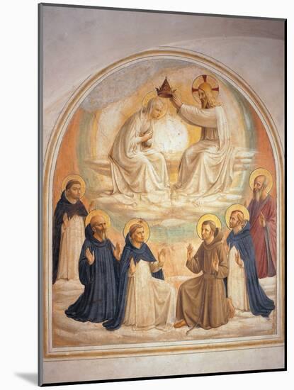 The Coronation of the Virgin-Fra Angelico-Mounted Giclee Print