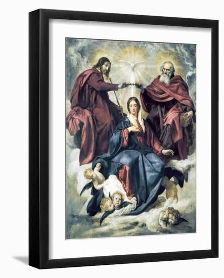 The Coronation of the Virgin-Diego Velazquez-Framed Art Print