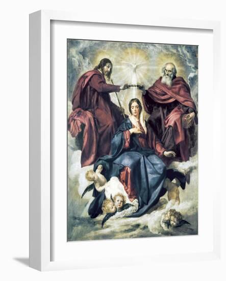 The Coronation of the Virgin-Diego Velazquez-Framed Art Print