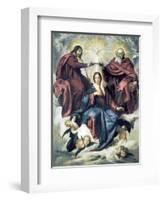 The Coronation of the Virgin-Diego Velazquez-Framed Art Print