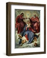 The Coronation of the Virgin-Diego Velazquez-Framed Giclee Print