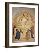 The Coronation of the Virgin-Beato Angelico-Framed Giclee Print