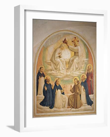 The Coronation of the Virgin-Beato Angelico-Framed Giclee Print