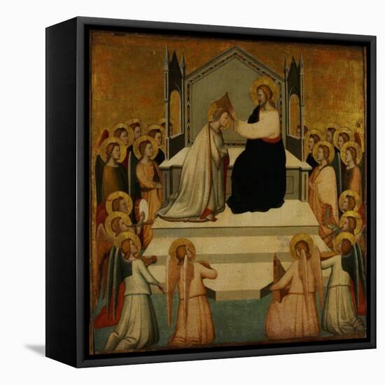 The Coronation of the Virgin-Maso Di Banco-Framed Stretched Canvas