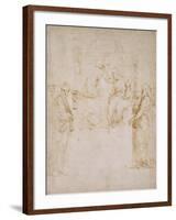 The Coronation of the Virgin-Raphael-Framed Giclee Print