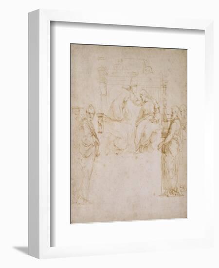 The Coronation of the Virgin-Raphael-Framed Giclee Print