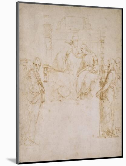 The Coronation of the Virgin-Raphael-Mounted Giclee Print