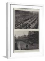 The Coronation of their Majesties, Scenes in Whitehall-null-Framed Giclee Print