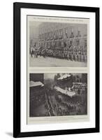 The Coronation of their Majesties, the Colonial Guard and Escort-null-Framed Giclee Print