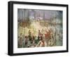 The Coronation of Tsar Stepan Dusan (1308-55) from the 'Slav Epic', 1926-Alphonse Mucha-Framed Giclee Print