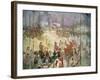 The Coronation of Tsar Stepan Dusan (1308-55) from the 'Slav Epic', 1926-Alphonse Mucha-Framed Giclee Print