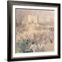 The Coronation of Tsar Stepan Dusan, 1926-Alphonse Mucha-Framed Giclee Print