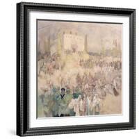 The Coronation of Tsar Stepan Dusan, 1926-Alphonse Mucha-Framed Giclee Print