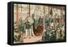 The Coronation of Wilhelm I, King of Prussia and First German Emperor-Carl Rohling-Framed Stretched Canvas