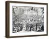 The Coronation of William III and Mary II, Westminster Abbey, London, 21st April 1689-Unknown-Framed Giclee Print