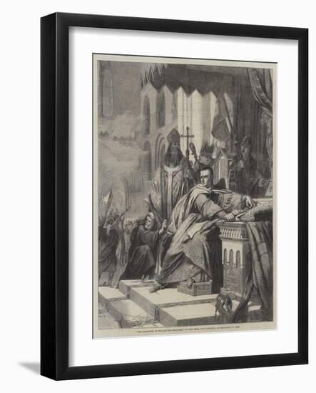 The Coronation of William the Conqueror-John Cross-Framed Giclee Print