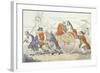 The Corporation Hog's Journey to Smithfield in Stile or Aldermen Turned Pig Show Men, 1790-Isaac Cruikshank-Framed Giclee Print