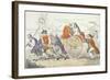 The Corporation Hog's Journey to Smithfield in Stile or Aldermen Turned Pig Show Men, 1790-Isaac Cruikshank-Framed Giclee Print