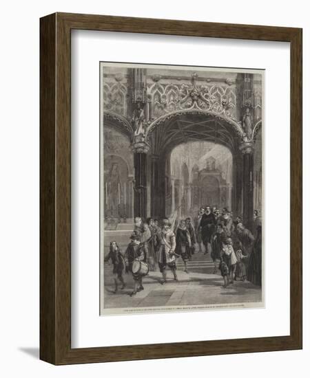 The Corporation of Archers Leaving the Church of Lierre-Louis Haghe-Framed Giclee Print