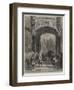 The Corporation of Archers Leaving the Church of Lierre-Louis Haghe-Framed Giclee Print