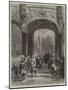 The Corporation of Archers Leaving the Church of Lierre-Louis Haghe-Mounted Giclee Print