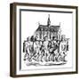 The Corporation of the Goldsmiths of Paris Carrying the Shrine of St Genevieve, 17th Century-null-Framed Giclee Print