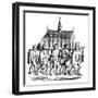 The Corporation of the Goldsmiths of Paris Carrying the Shrine of St Genevieve, 17th Century-null-Framed Giclee Print