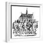 The Corporation of the Goldsmiths of Paris Carrying the Shrine of St Genevieve, 17th Century-null-Framed Giclee Print